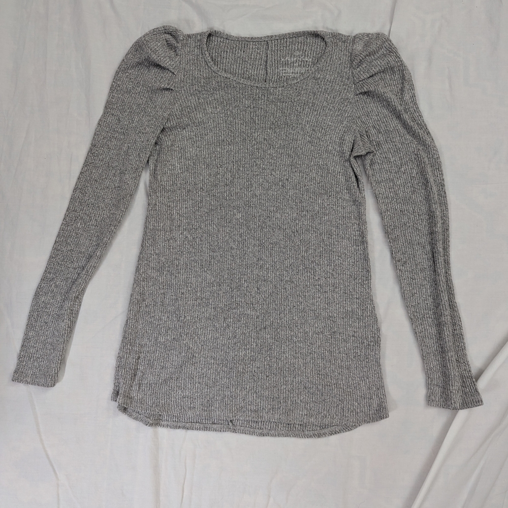 Gray Women's Knit Top